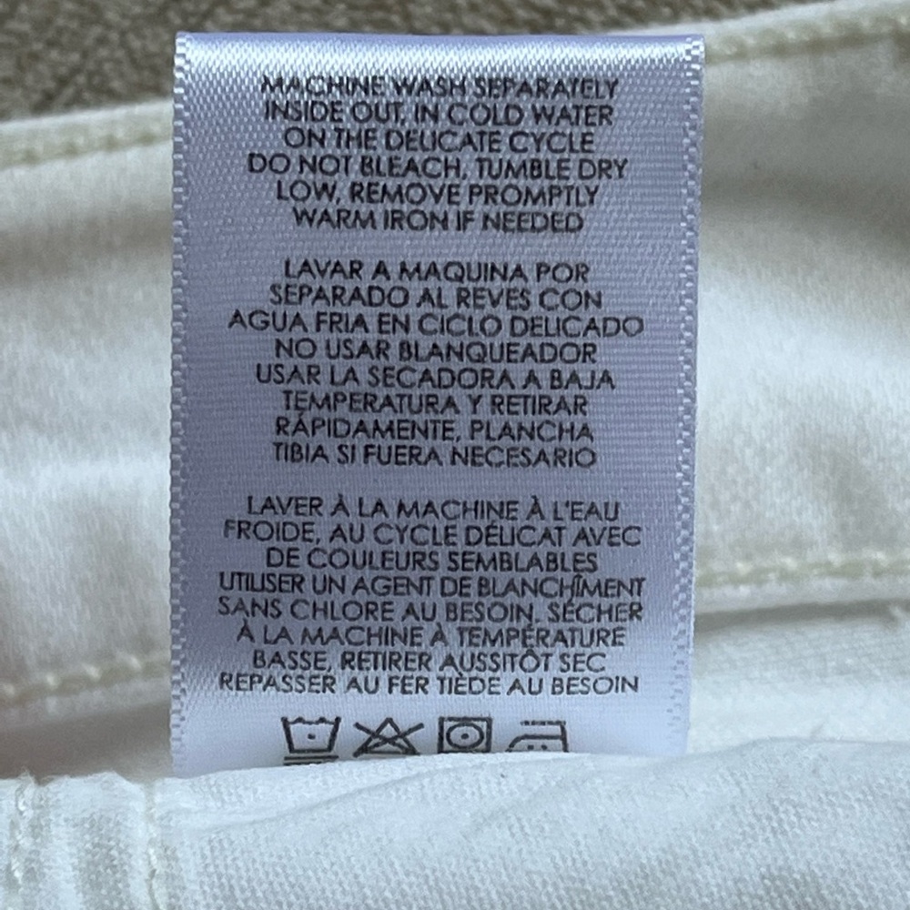Cabi High Skinny White Denim Jeans. Women’s Size: 8. - Picture 8 of 8